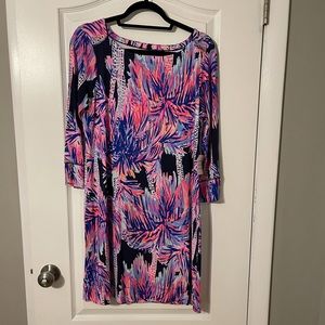 Lilly Pulitzer 3/4 sleeve dress L
